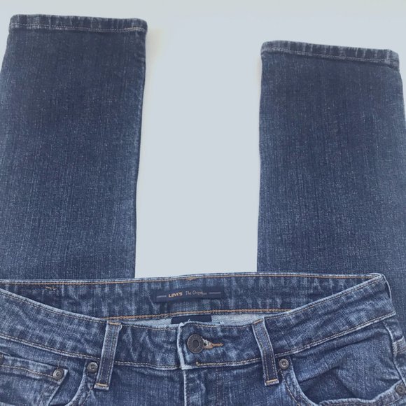 Levi’s  Skinny Mid Rise Original Denim Jeans SZ 12 - Picture 4 of 11